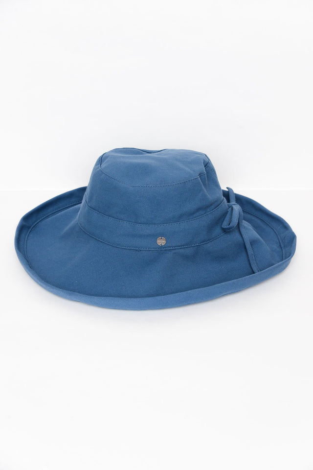 Coogee Navy Cotton Upturn Hat image 2