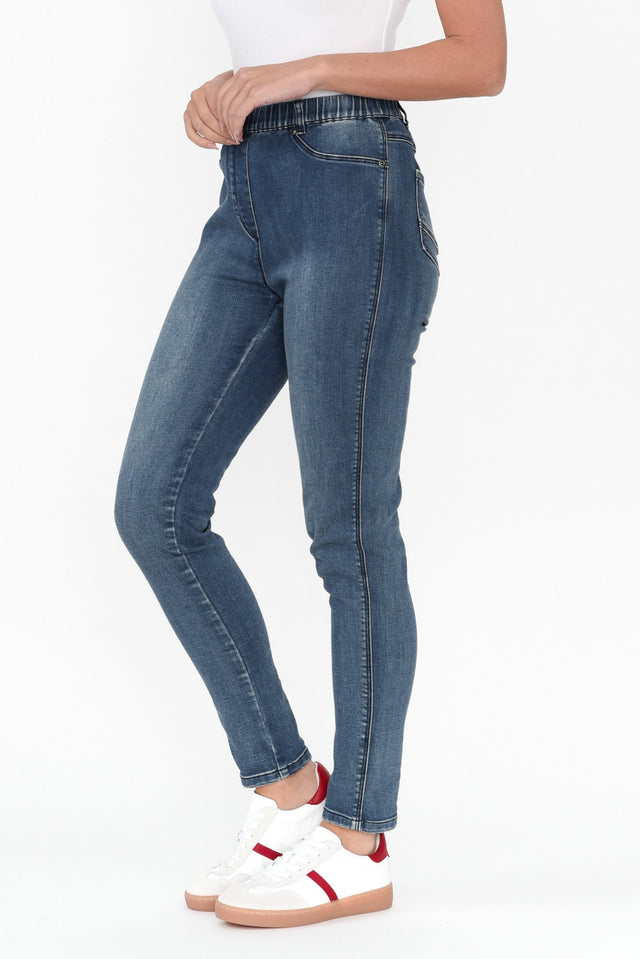 Courtney Dark Denim Stretch Jeans image 5