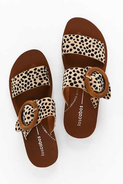 Damani Cheetah Buckle Slide