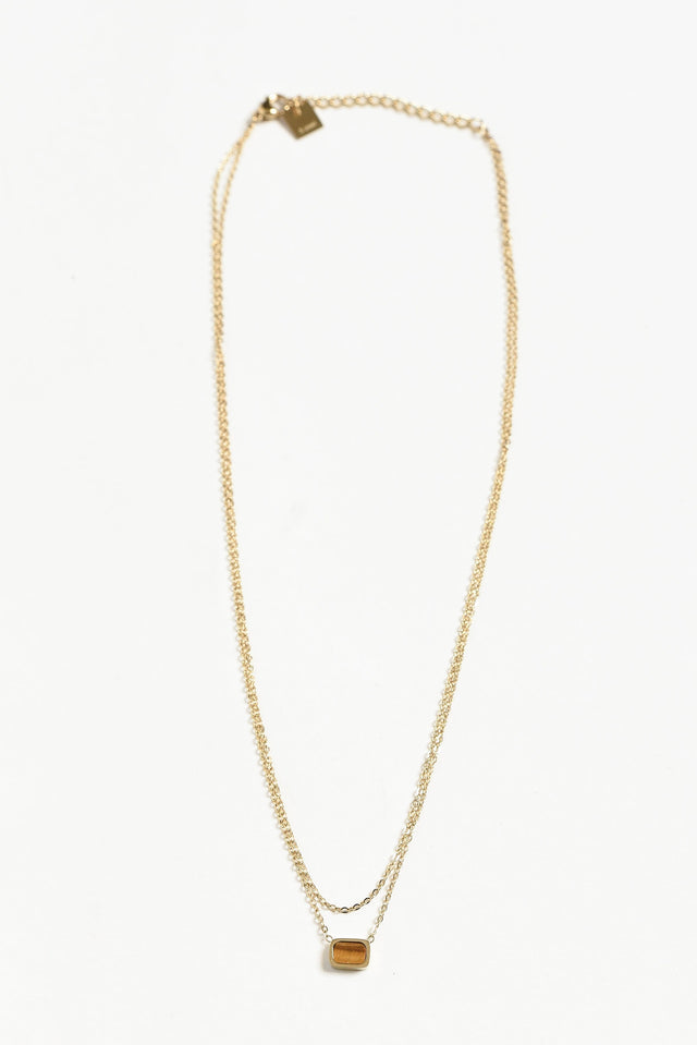 Deauville Gold Plated Layered Necklace