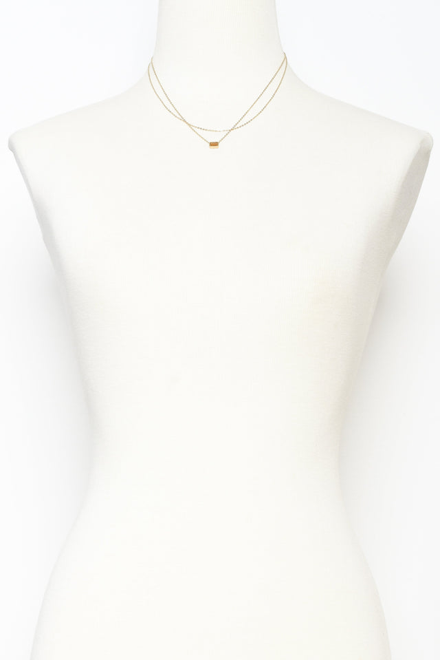 Deauville Gold Plated Layered Necklace image 2