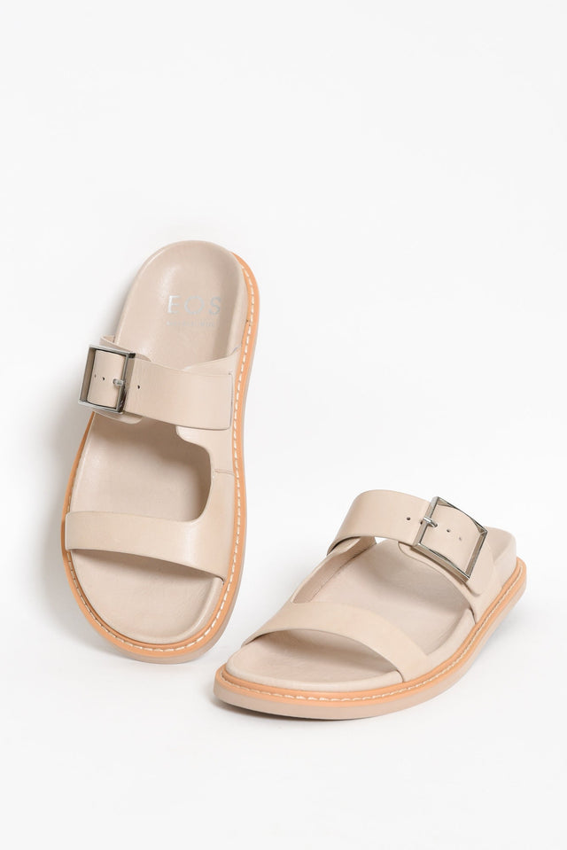 Dedra Beige Leather Slide image 2