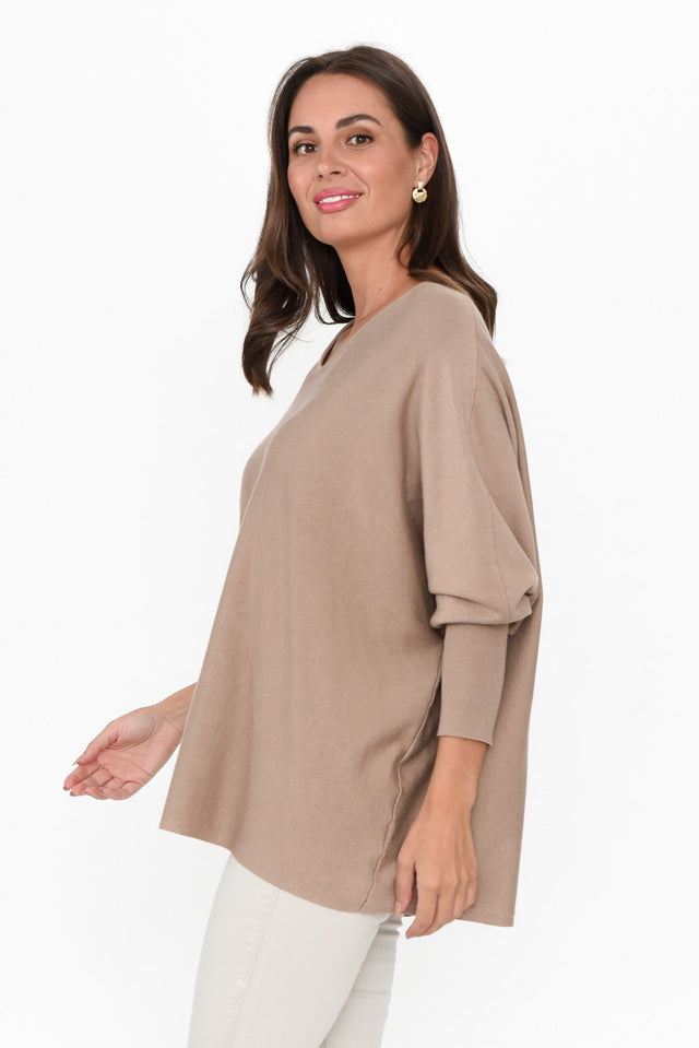 Destiny Beige Knit Sweater image 5