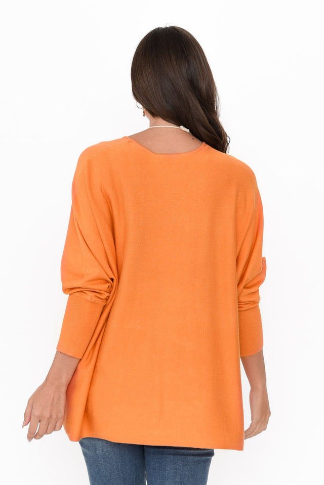 Destiny Orange Knit Sweater image 5