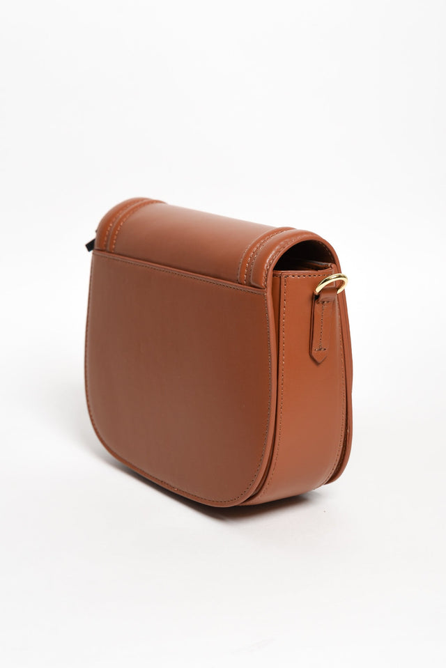 Dickens Tan Leather Crossbody Bag