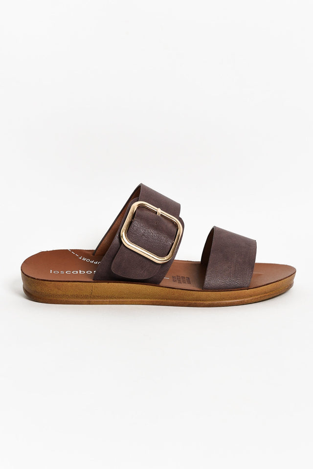 Doti Mocha Buckle Slide image 6