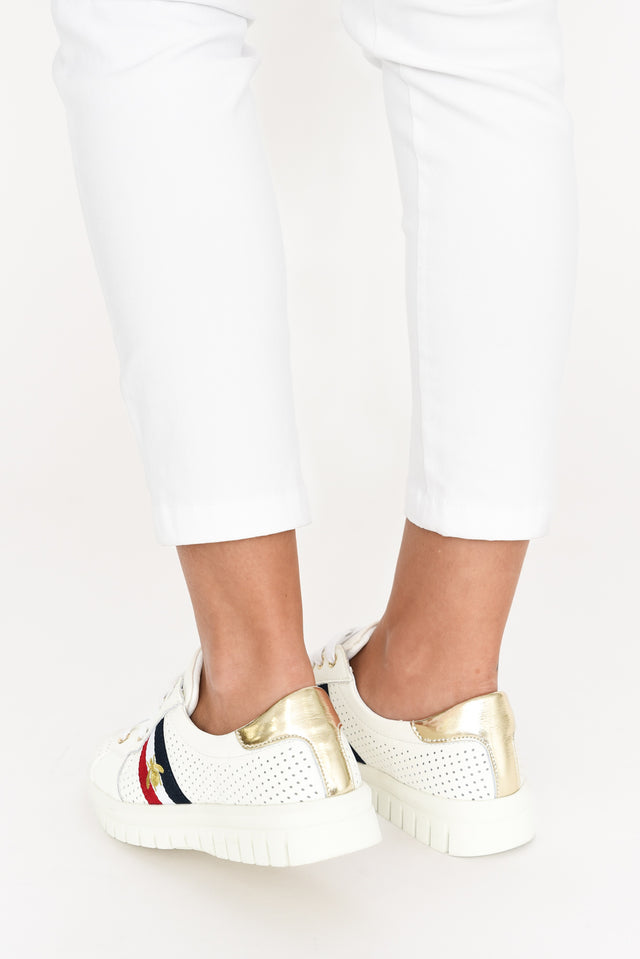 Elope White Bee Leather Sneaker image 5