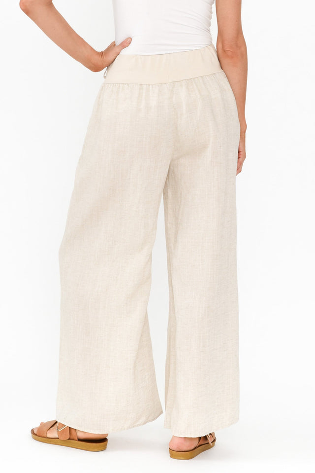 Emeline Beige Wide Leg Pants image 5