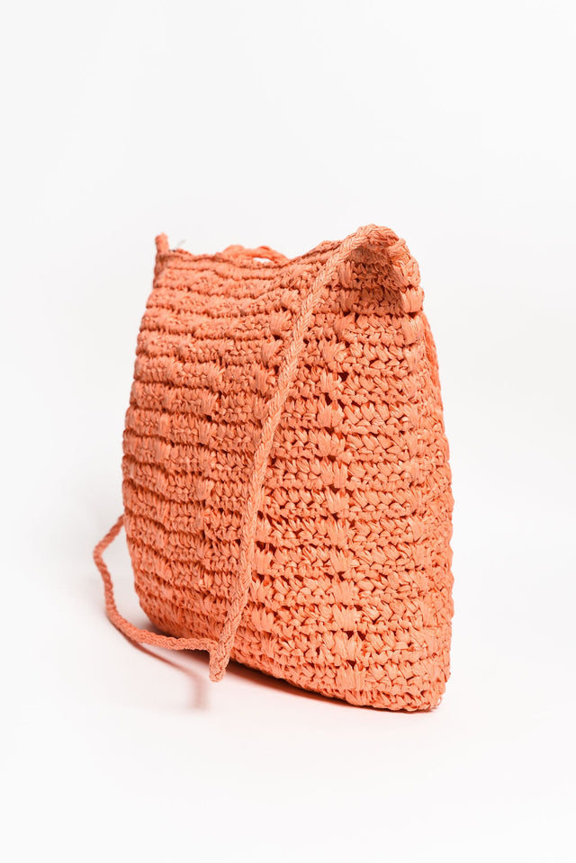 Endota Coral Straw Tote