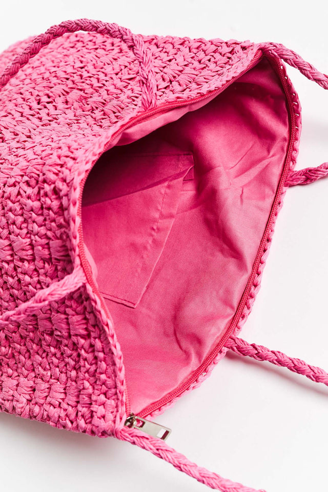 Endota Pink Straw Tote