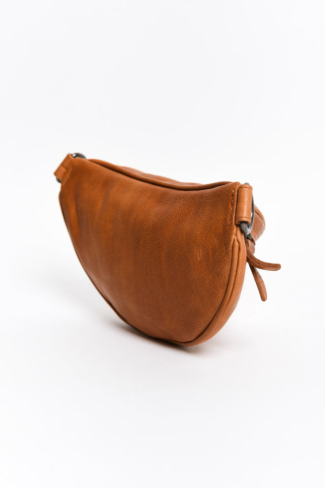 Escape the Ordinary Tan Leather Sling Bag