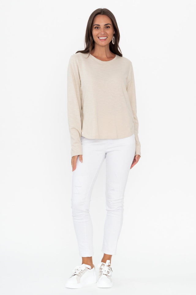 Everyday Natural Cotton Long Sleeve Tee image 3