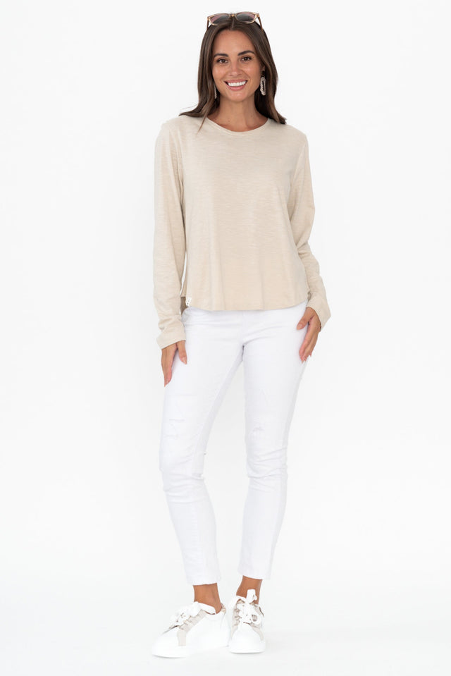 Everyday Natural Cotton Long Sleeve Tee image 7