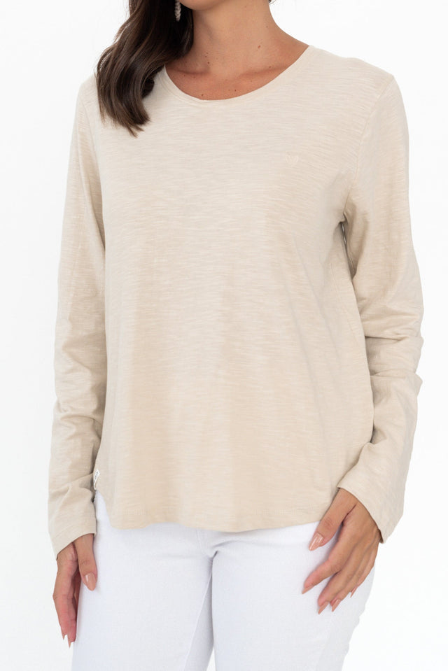 Everyday Natural Cotton Long Sleeve Tee image 6