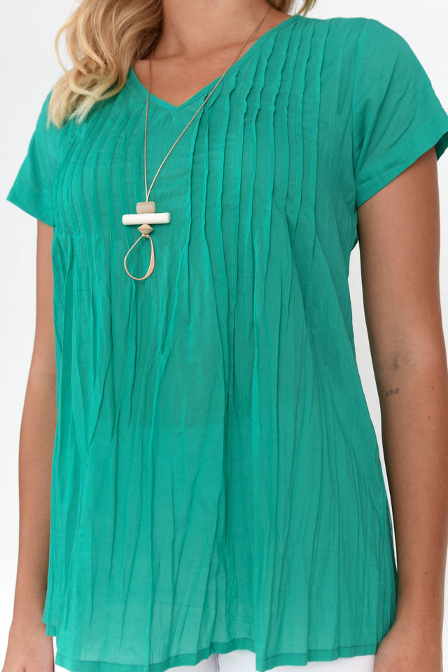 Fia Emerald Cotton Top image 5