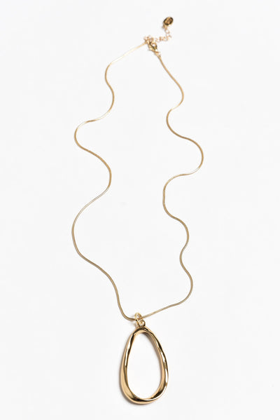 Francesca Gold Pendant Necklace