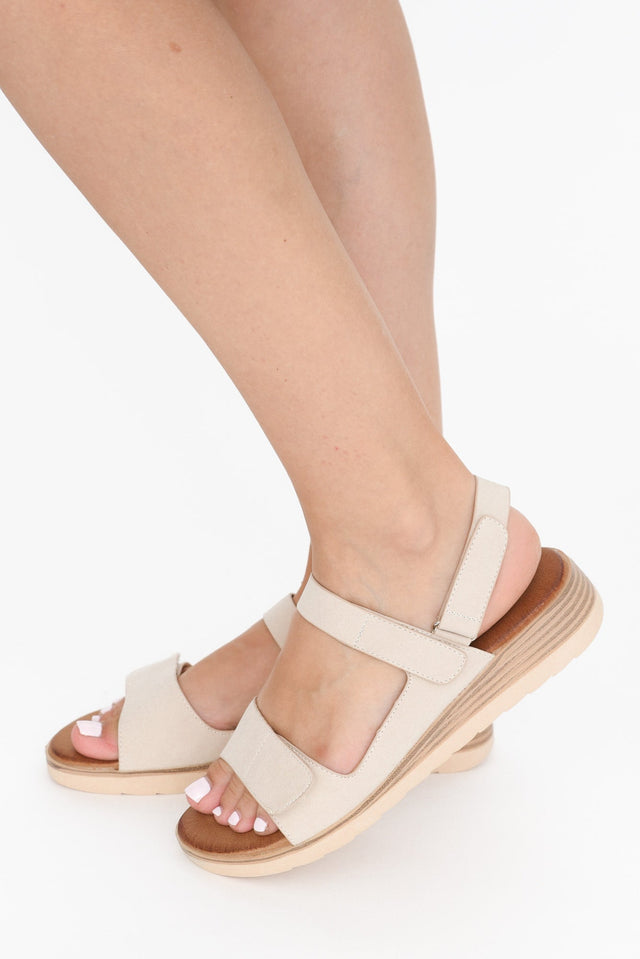 Fredo Nude Strappy Sandal