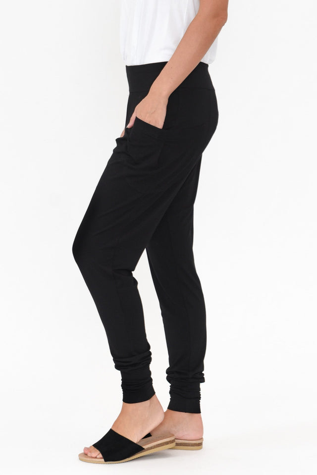 Gaga Black Bamboo Sweat Pants