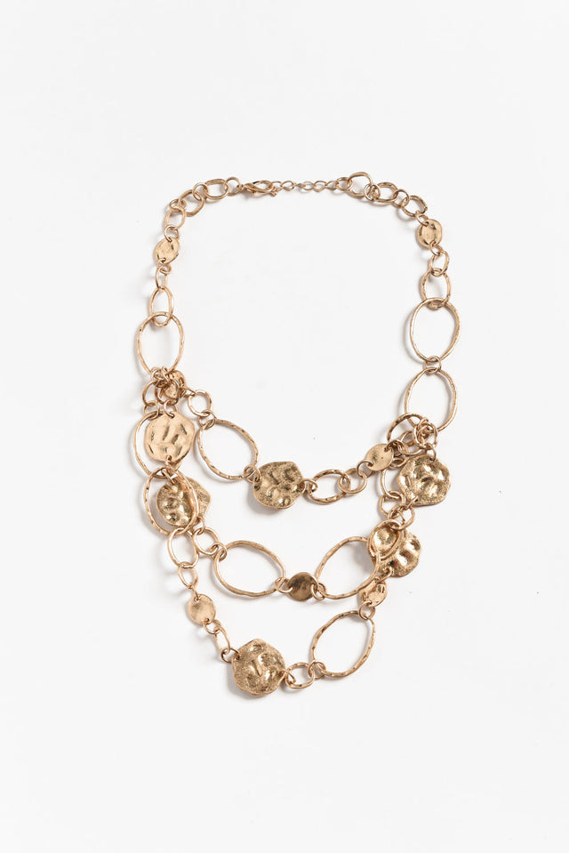 Galatea Gold Disc Necklace image 1