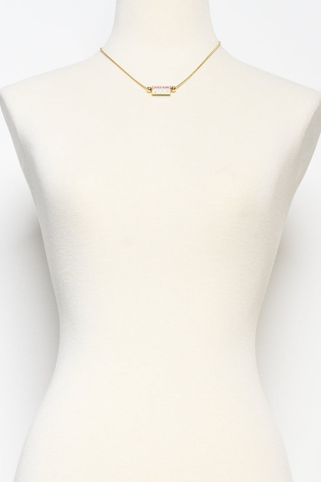 Gasly Gold Happy Chain Necklace image 2