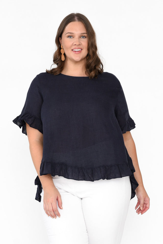 plus-size,curve-tops,plus-size-sleeved-tops,plus-size-linen-tops  alt text|model:Alicja image 7