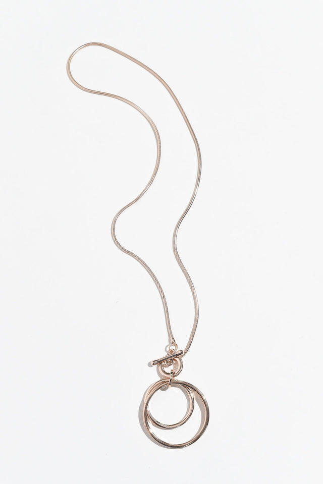 Gilda Rose Gold Pendant Necklace