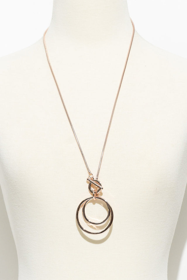 Gilda Rose Gold Pendant Necklace