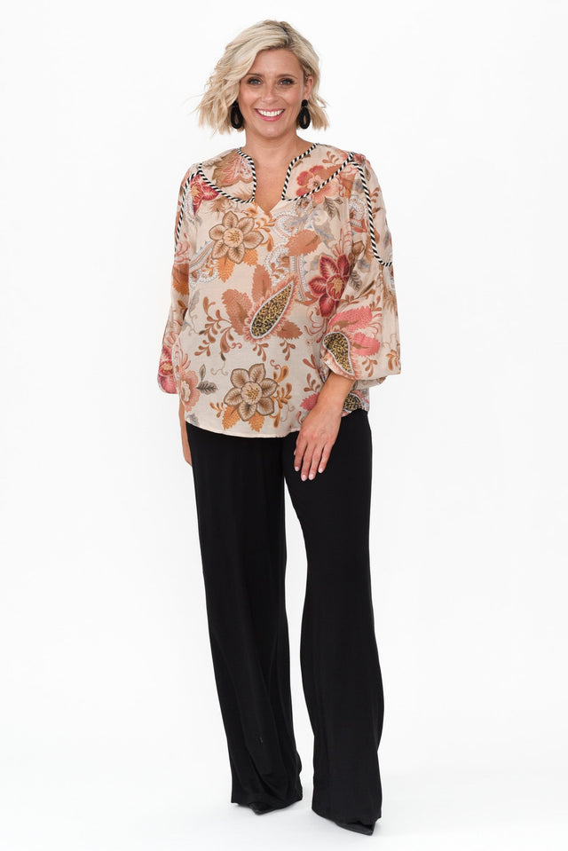 Altair Aries Floral Cotton Silk Shirt