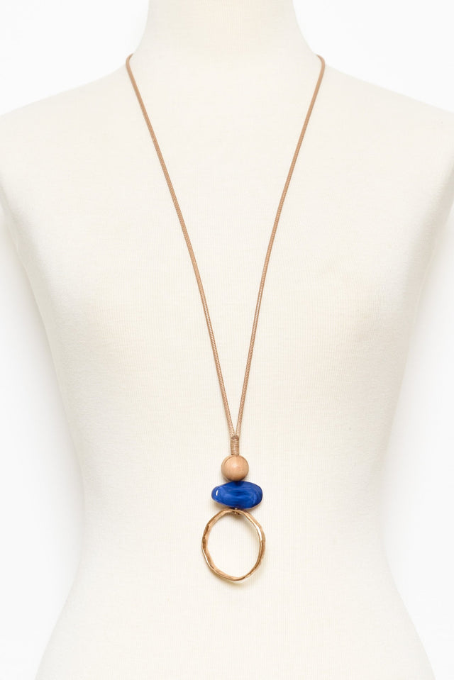 Gladstone Gold Circle Pendant Necklace