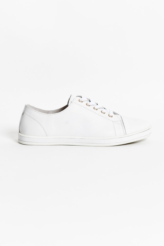 Greenie White Leather Sneaker image 4