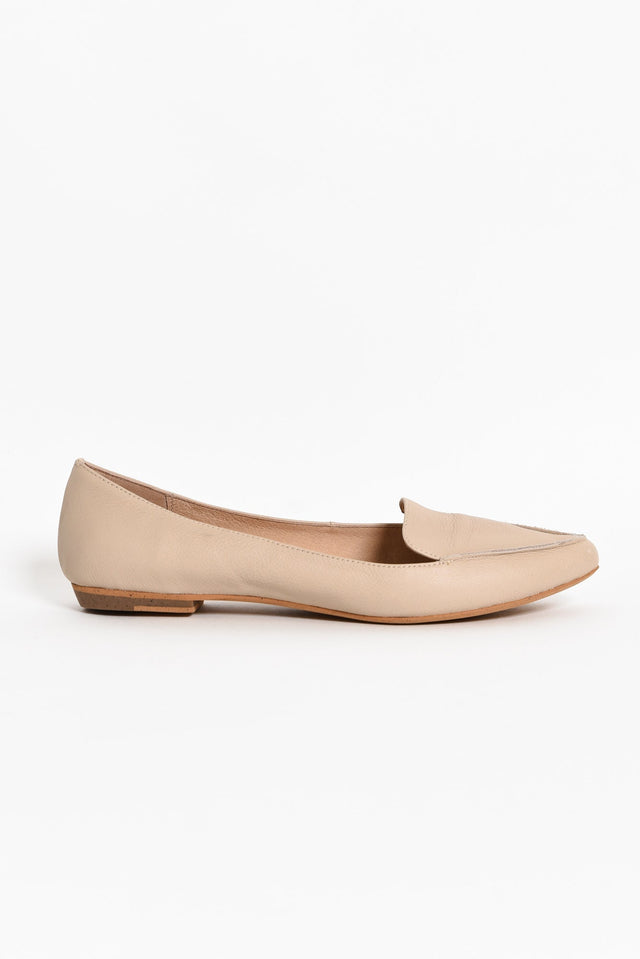 Gyro Beige Leather Loafer image 6