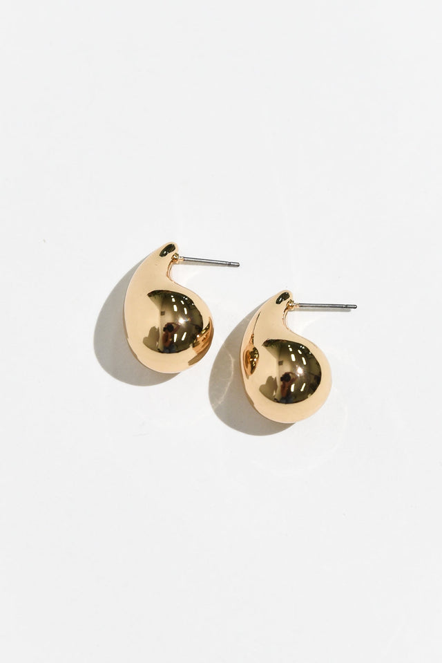 Halycon Gold Teardrop Earrings