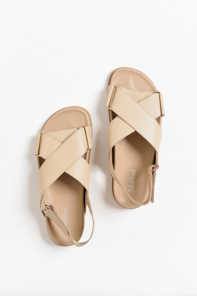 Haylow Stone Leather Crossover Sandal image 1