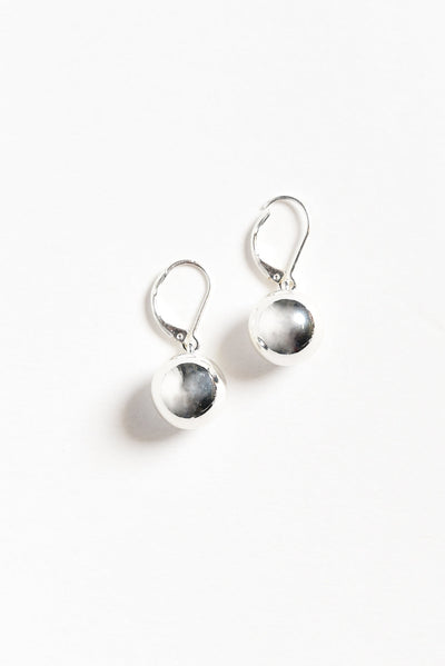 Honoria Silver Ball Earrings