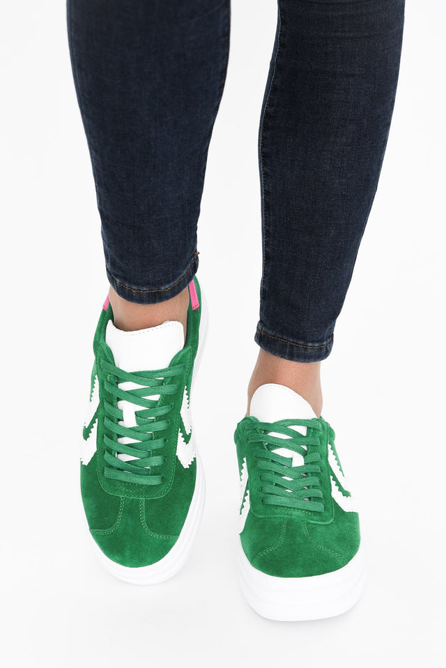 Iggy Green Suede Sneaker image 4