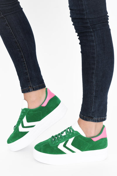 Iggy Green Suede Sneaker