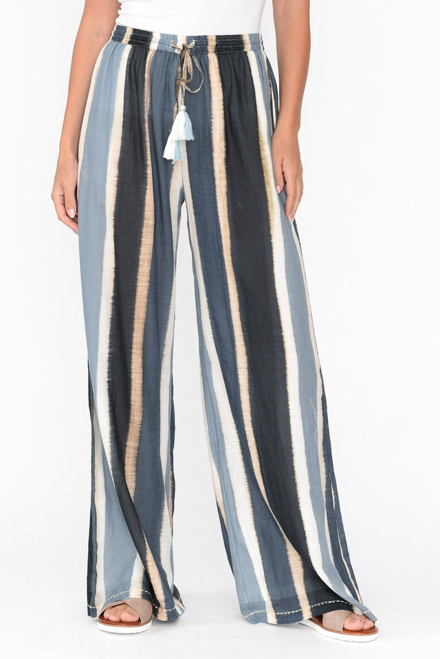 Jada Blue Stripe Cotton Pants