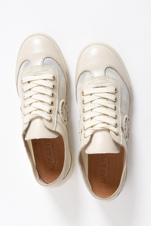 Jamie Cream Mesh Sneaker