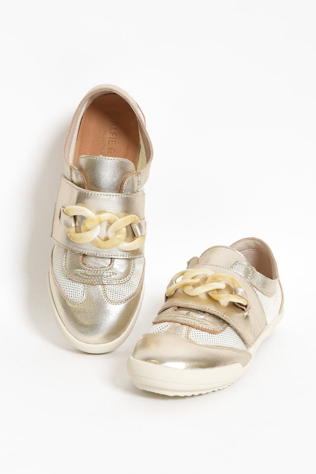 Jayden Gold Buckle Mesh Sneaker image 2