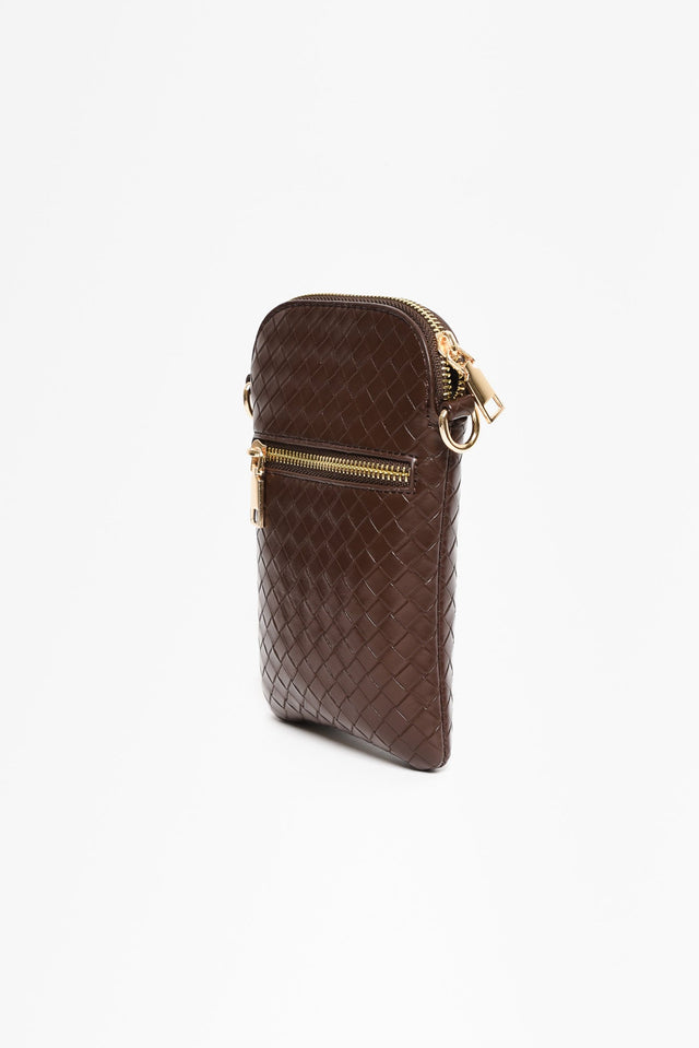 Jazz Brown Woven Walker Crossbody Bag image 3