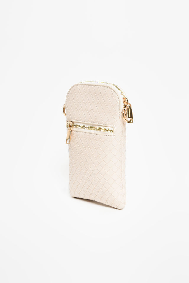 Jazz Cream Woven Walker Crossbody Bag image 2