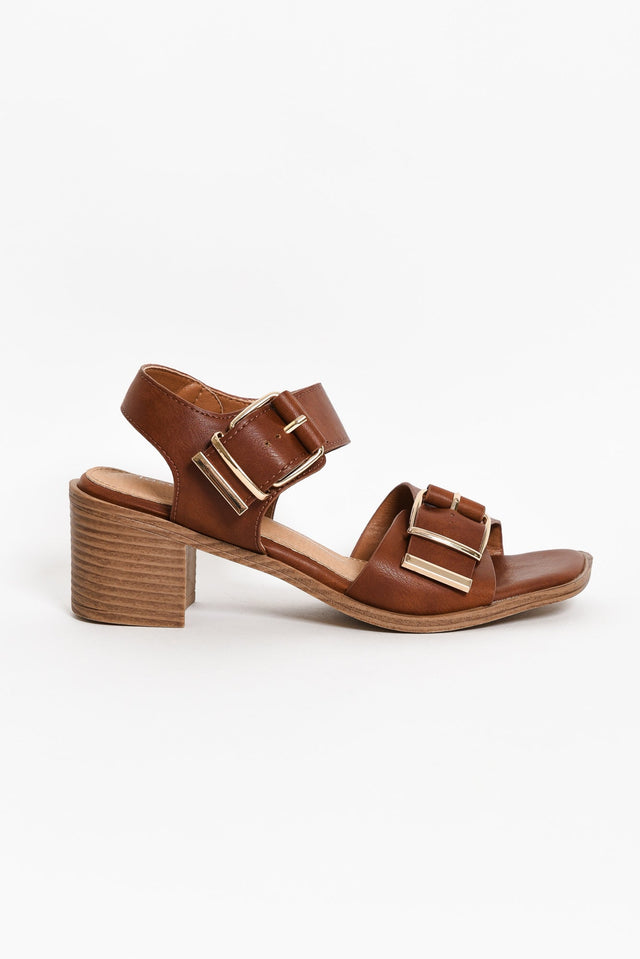 Jazzi Cognac Buckle Heel