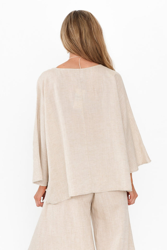 Johanna Beige Layered Top