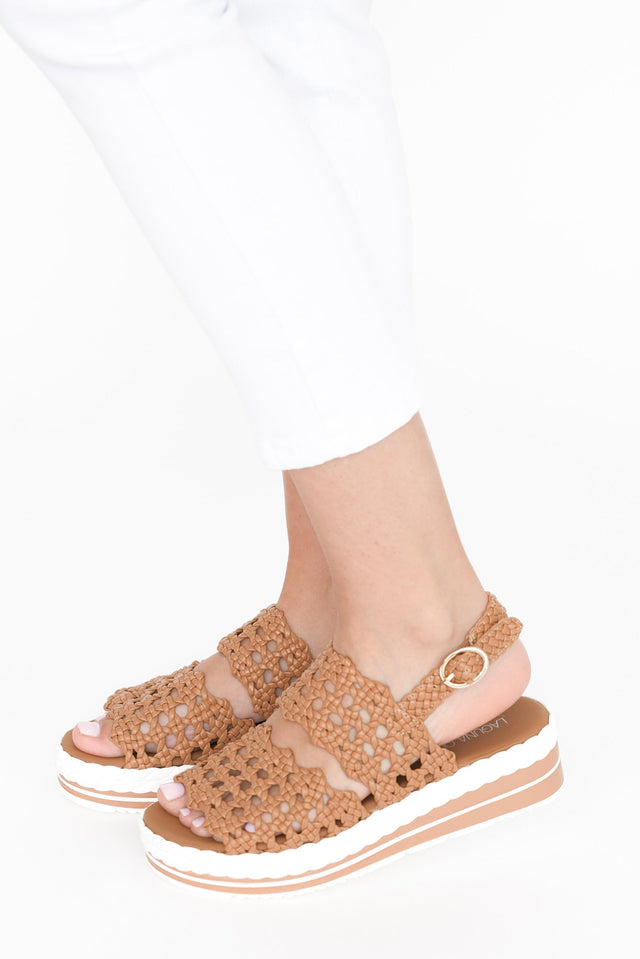 Jojo Camel Woven Platform Sandal