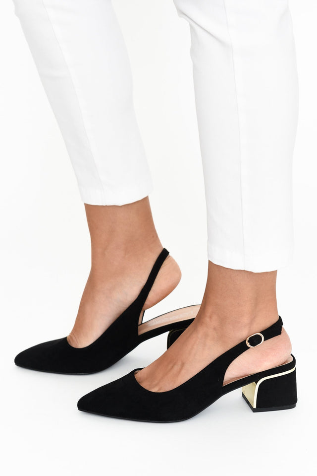 Jonty Black Slingback Heel image 1