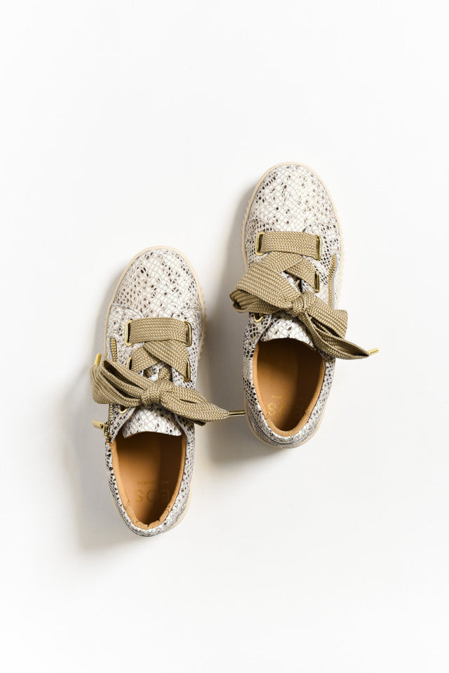 Jovi Champagne Animal Leather Sneaker image 4