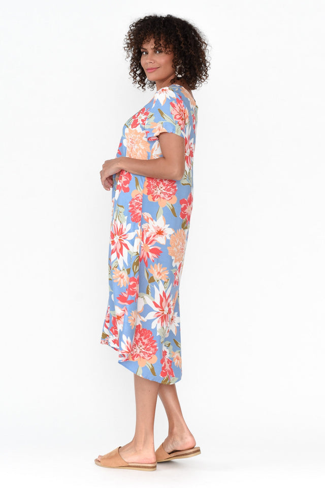 June Blue Garden Swing Dress image 6