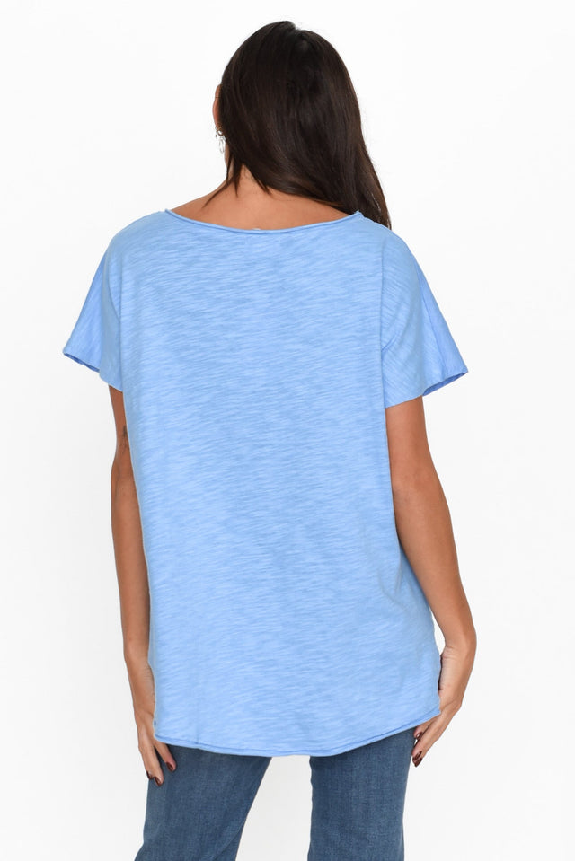 Kassidy Blue Star Sequin Tee image 6