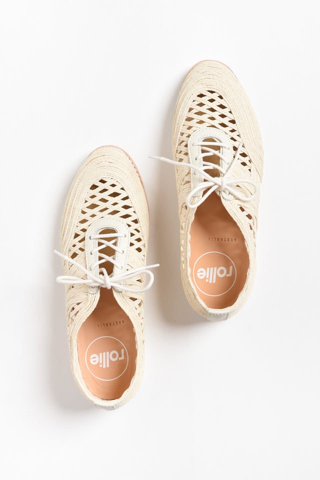 Kaye Cream Lace Up Shoe image 6