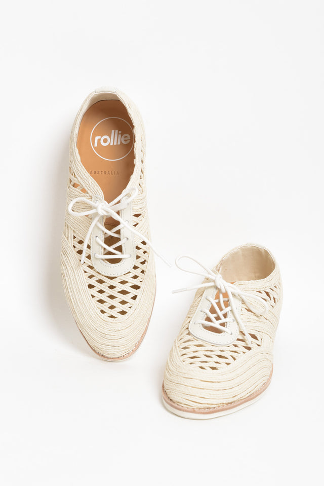 Kaye Cream Lace Up Shoe